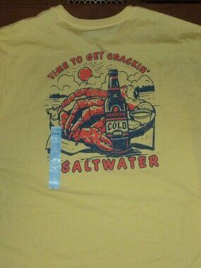Izod Saltwater T-Shirt Seamont Point Size XL